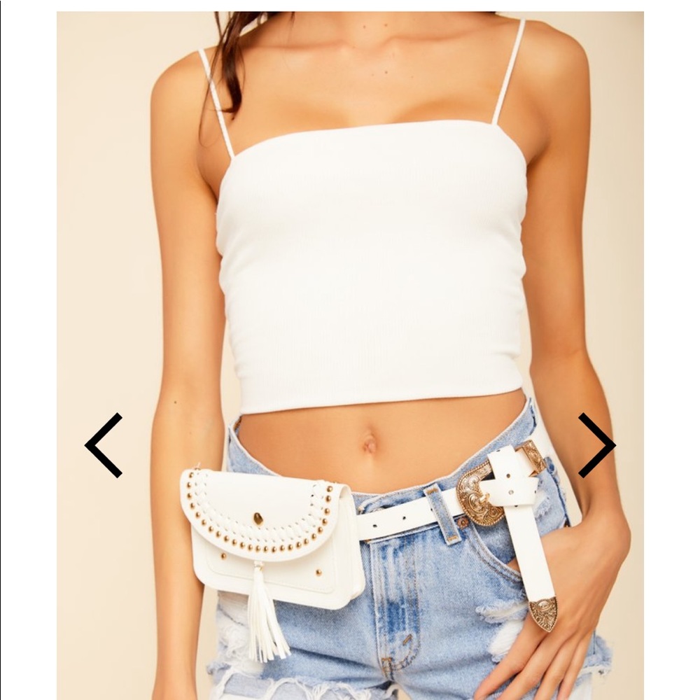 Ribbed Crop Tank - 12th Tribe NWOT